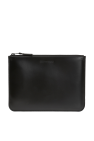 Comme des Garçons Embossed logo leather pouch