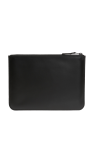Comme des Garçons Embossed logo leather pouch