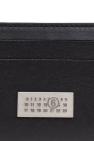 MM6 Maison Margiela BLACK Leather card holder