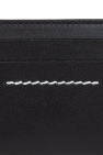 MM6 Maison Margiela BLACK Leather card holder