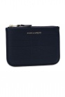 Comme des Garcons Leather pouch with logo