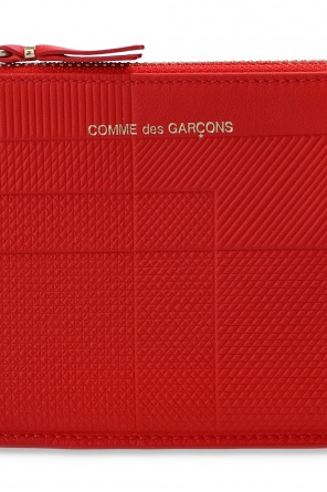 Comme des Garçons Leather pouch with logo
