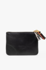 Comme des Garçons Leather pouch with logo