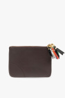 Comme des Garçons Leather pouch with logo