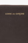 Comme des Garçons Leather pouch with logo