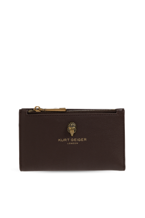 Leather folding wallet