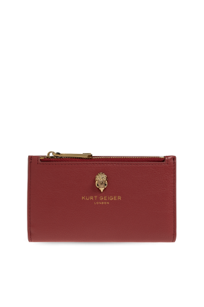 Leather folding wallet