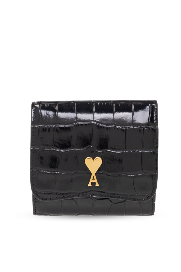 Leather wallet with logo od Ami Alexandre Mattiussi