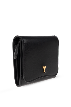 Ami Alexandre Mattiussi Leather wallet with logo