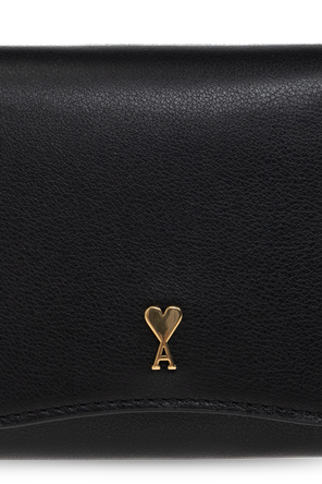 Ami Alexandre Mattiussi Leather wallet with logo