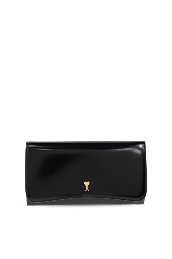 Leather wallet with logo od Ami Alexandre Mattiussi