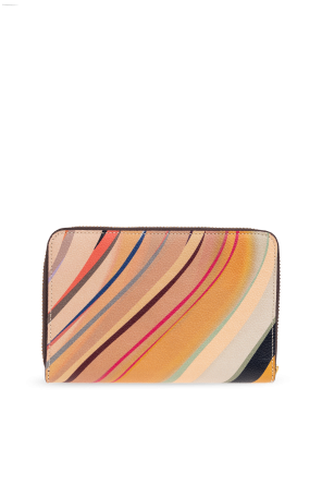 Paul Smith Cartera de cuero con logo impreso