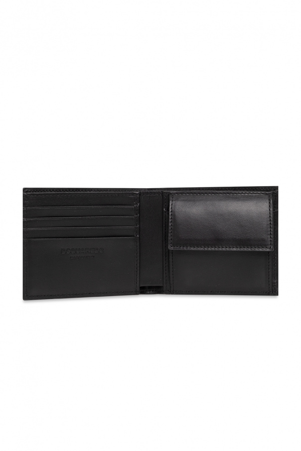 Saint Laurent Bi-fold Pineapple Wallet in Black for Men