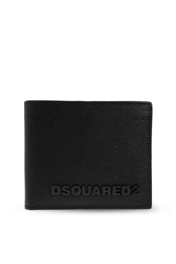 Dsquared2 Skórzany portfel z logo