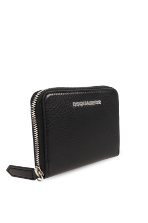 Dsquared2 Skórzany portfel z logo