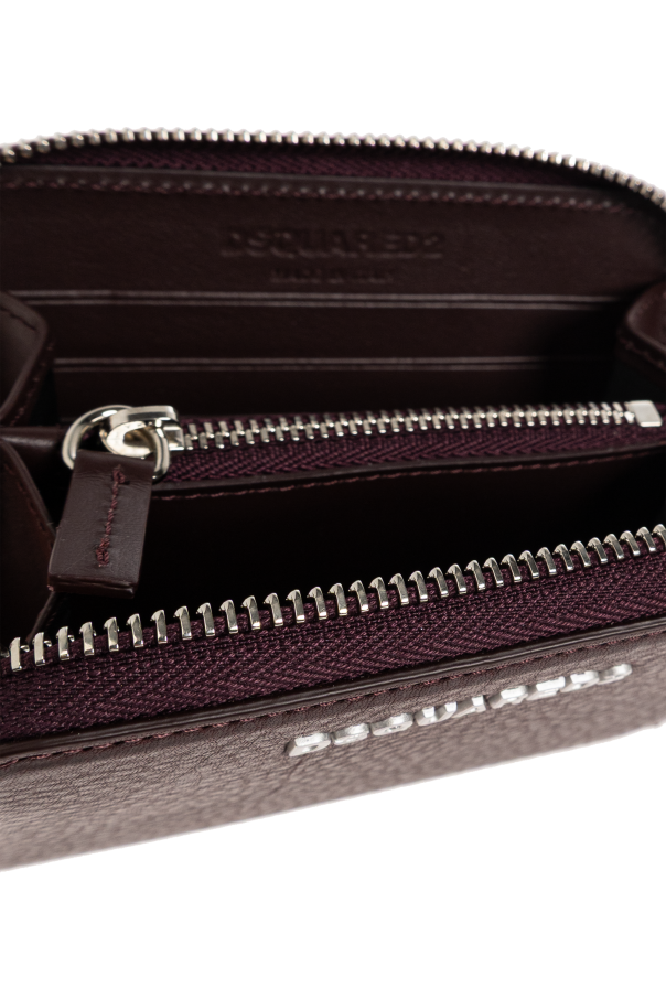 Dsquared2 Skórzany portfel z logo