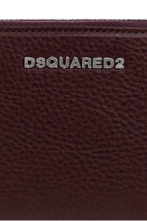 Dsquared2 Skórzany portfel z logo