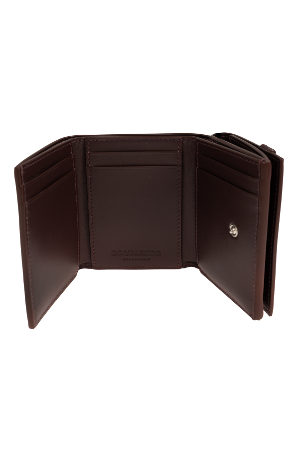 Dsquared2 Leather wallet with logo