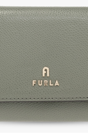 Furla GREEN Leather wallet with logo Kids
