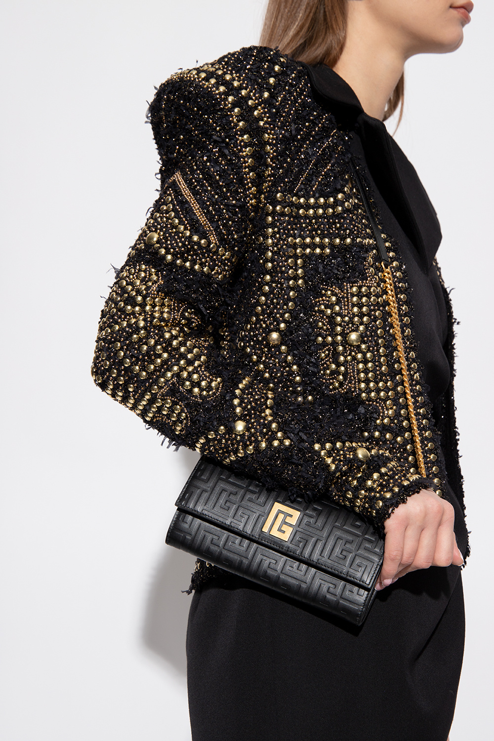 balmain B-VII Shoulder wallet