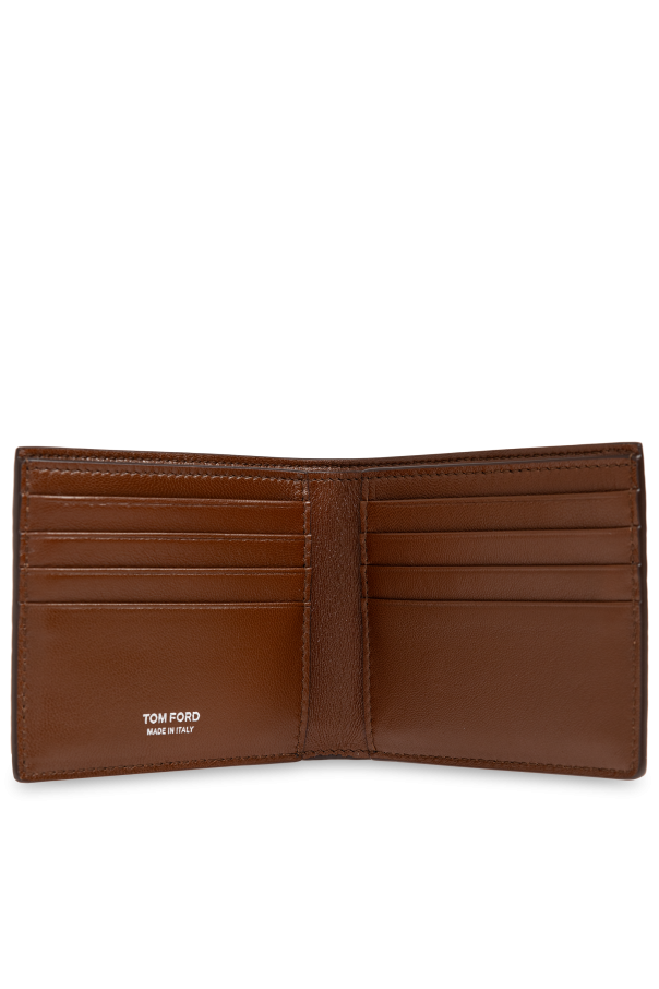 Tom Ford Cartera de cuero plegable