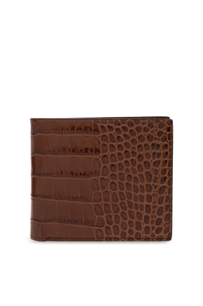 Foldable leather wallet