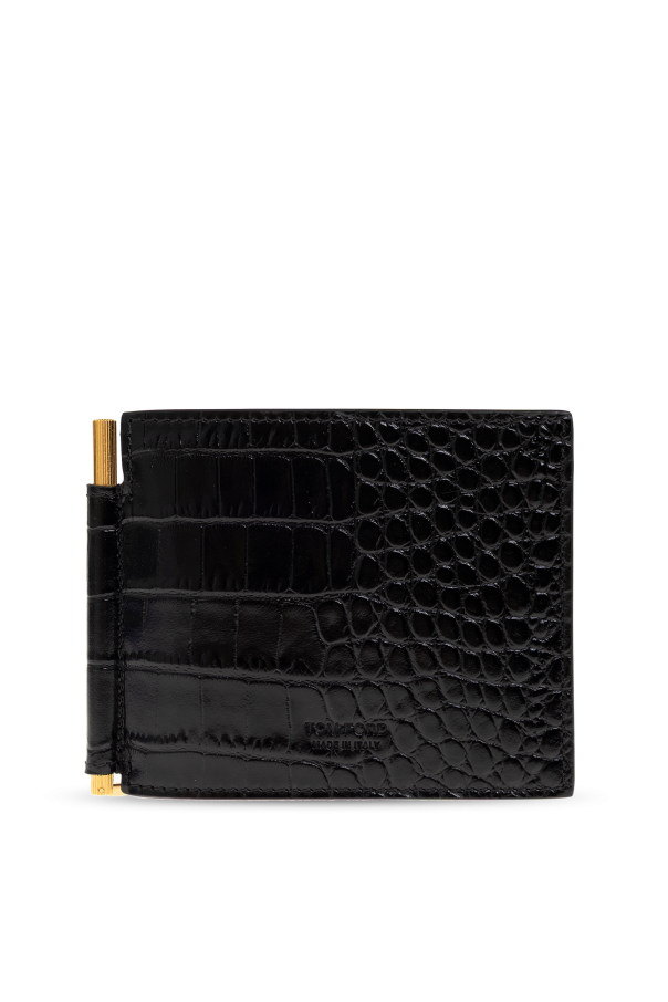Folded leather wallet od Tom Ford
