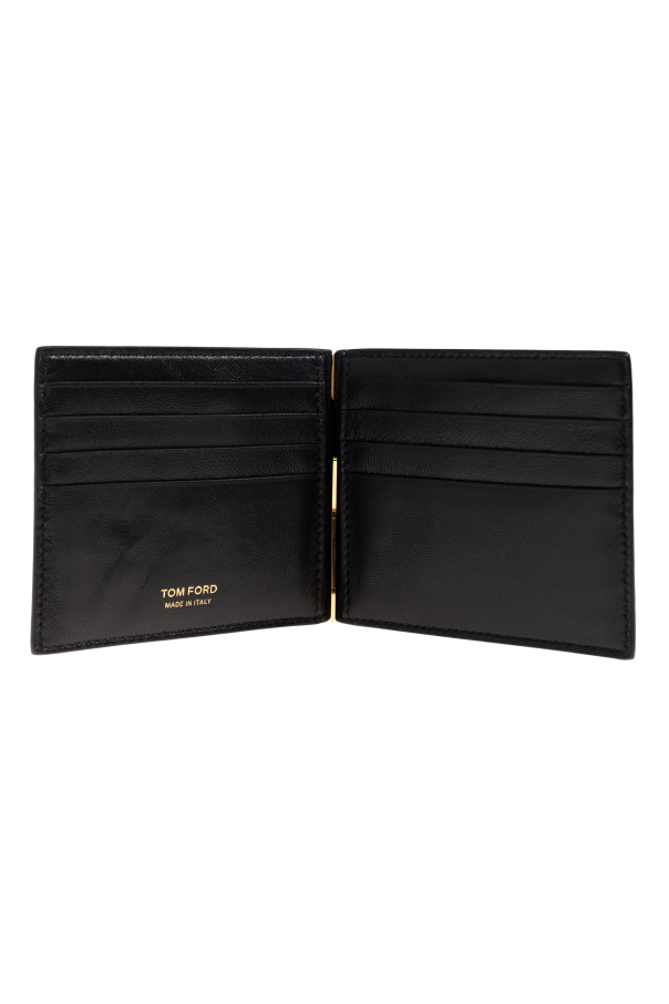Tom Ford Cartera de cuero plegable