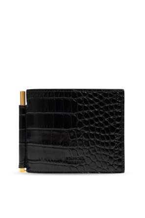 Cartera de cuero plegable