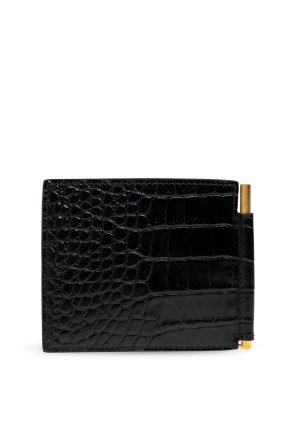 Tom Ford Cartera de cuero plegable