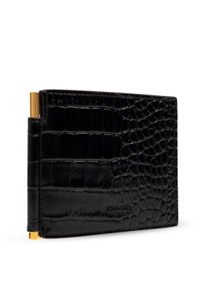 Tom Ford Cartera de cuero plegable