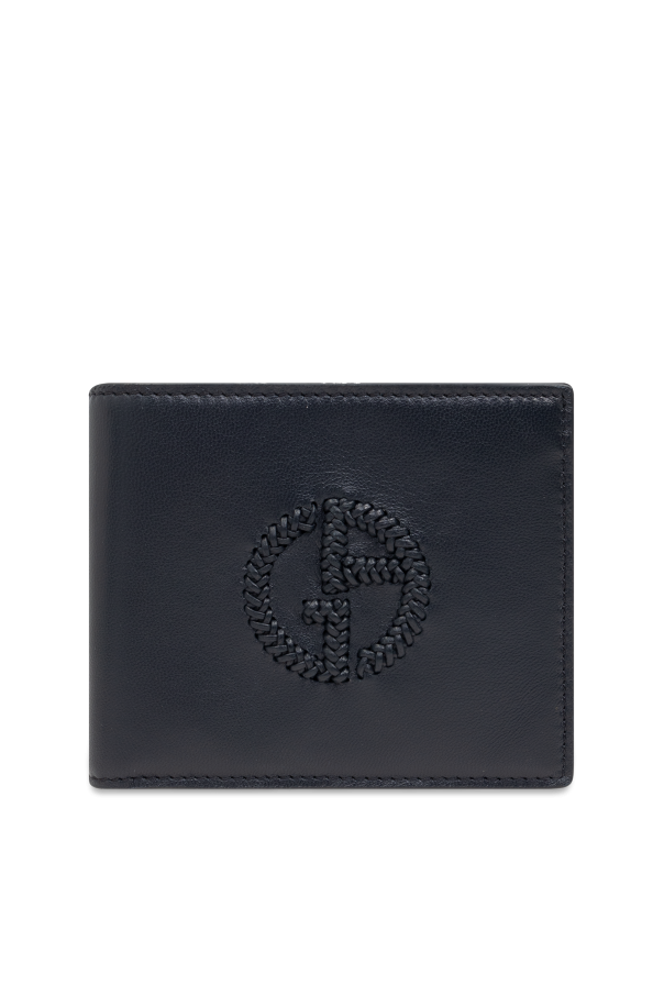 Giorgio Armani Leather wallet with logo