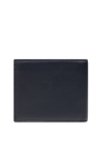 Giorgio Armani NAVY BLUE Leather wallet with logo