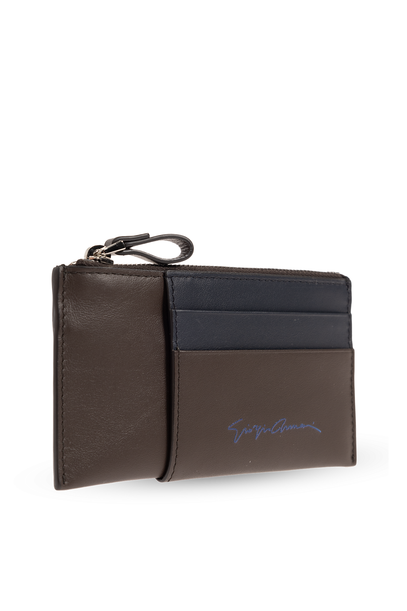 Giorgio n639 armani Leather wallet with keyring