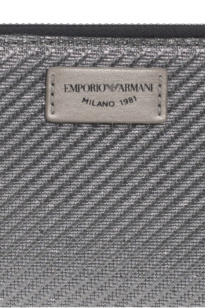 Emporio Armani Armani EA7 Visibility tricot logo tracksuit in black