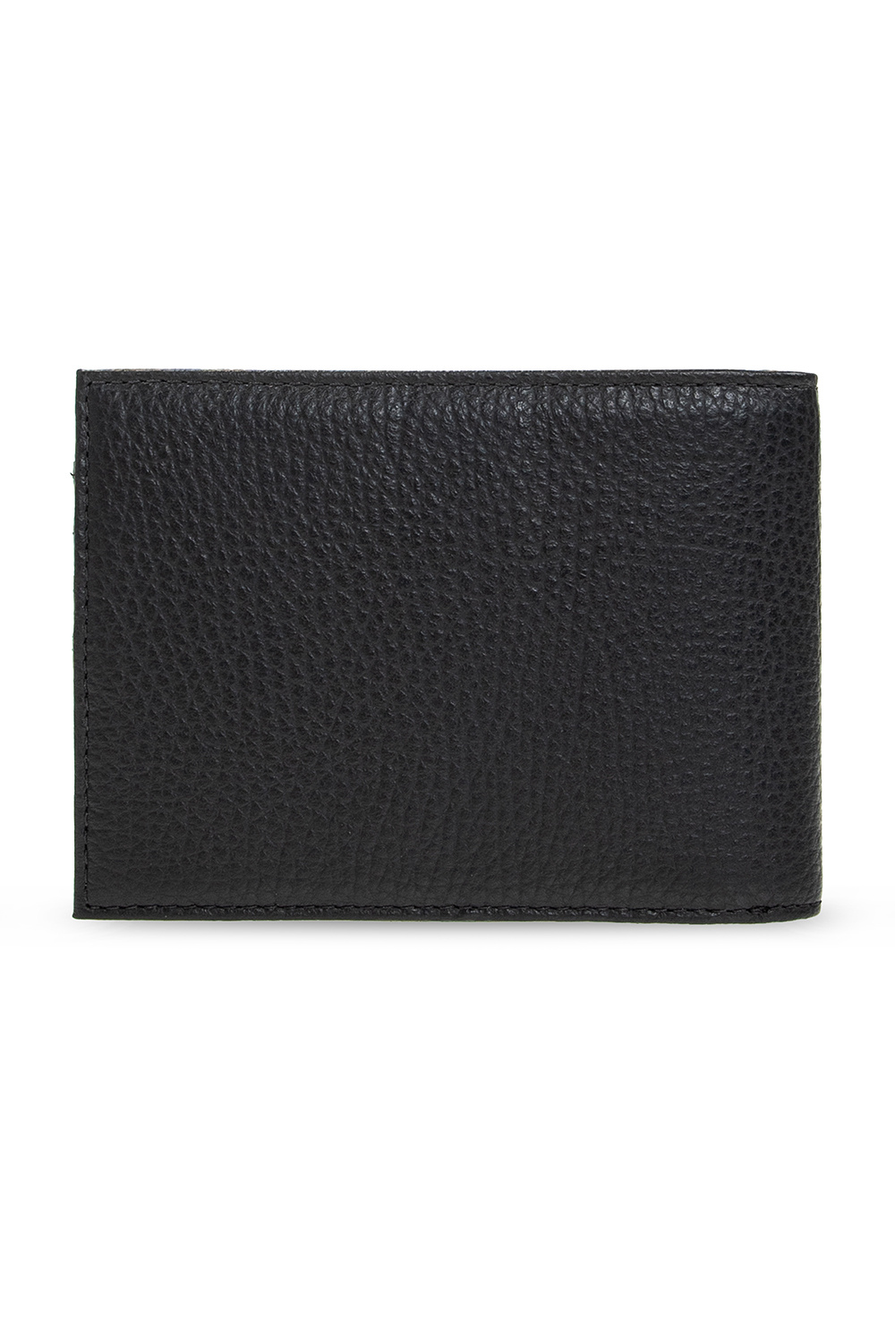 Emporio armani hooded Leather wallet with logo