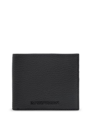 Bifold wallet with logo