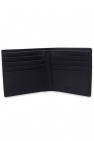 Emporio Armani BLACK Folding wallet with logo
