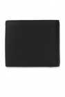 Emporio Armani BLACK Folding wallet with logo