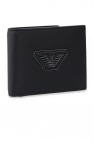 Emporio Armani BLACK Folding wallet with logo