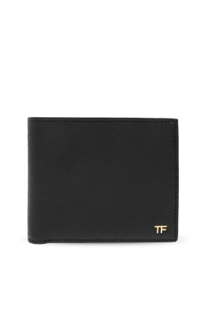 Folded leather wallet