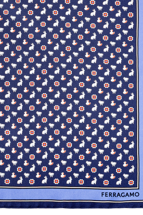 FERRAGAMO Silk pocket square