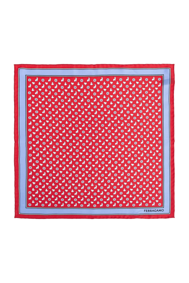 Silk pocket square od FERRAGAMO
