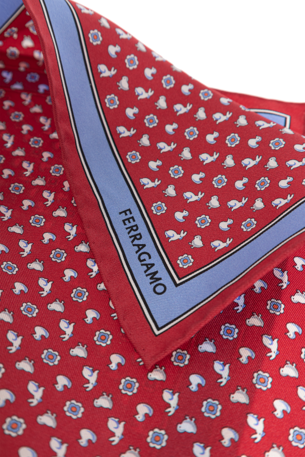 FERRAGAMO Silk pocket square
