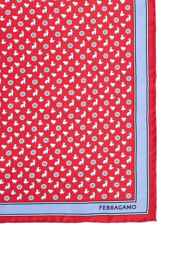 FERRAGAMO Silk pocket square