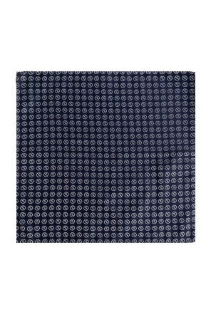 Jedwabna poszetka z monogramem