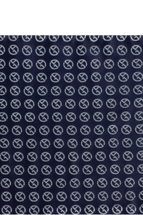 Giorgio Armani Silk pocket square with monogram
