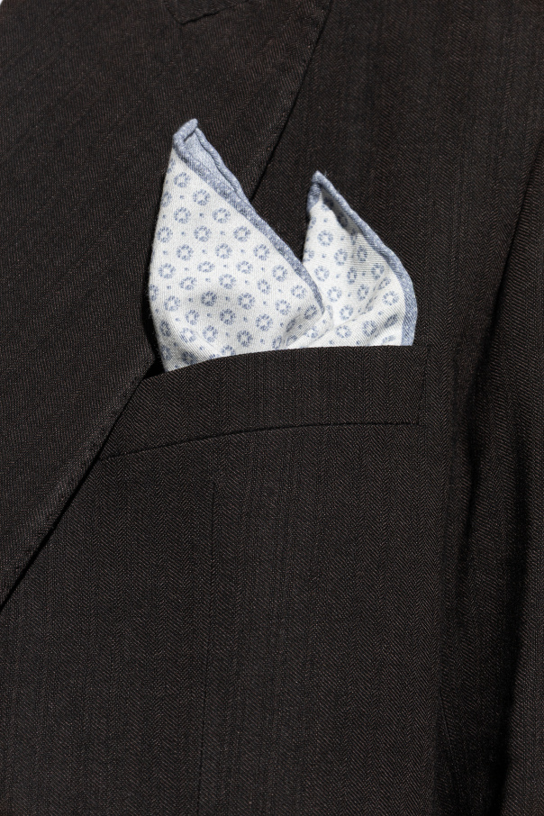 Eleventy Lenço de bolso estampado