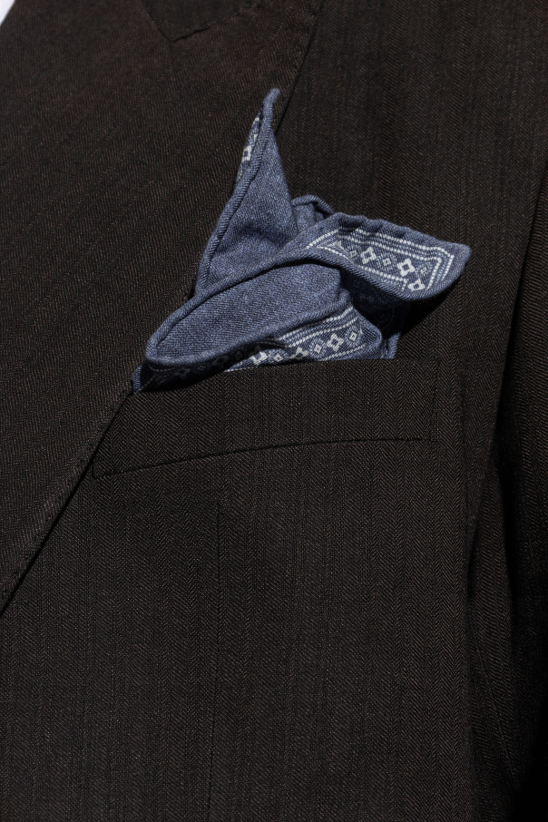 Eleventy Patterned pocket square