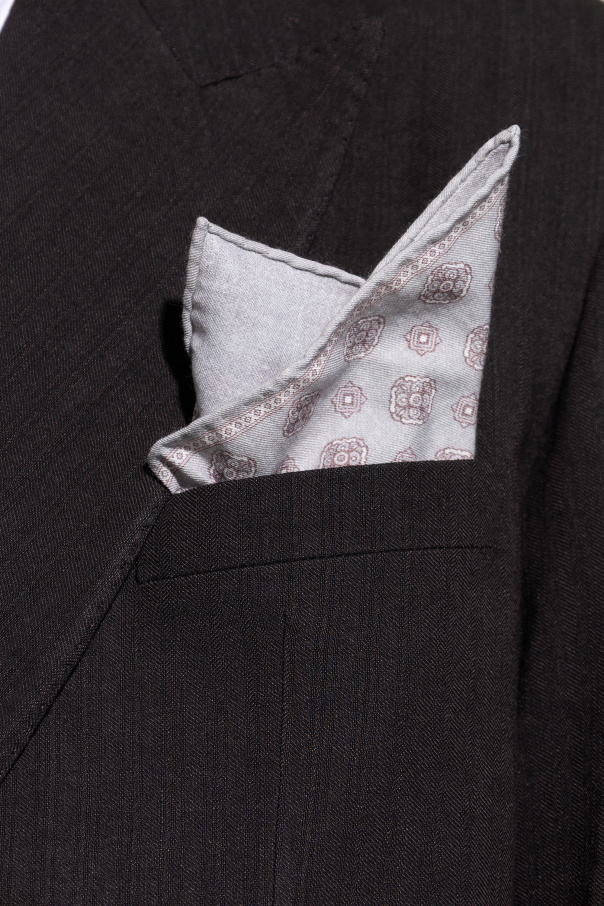 Eleventy Patterned pocket square